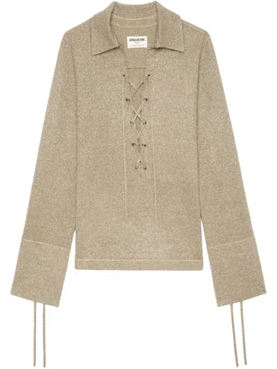 ZADIG & VOLTAIRE LISTY KNITTED TOP