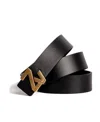 Zadig & Voltaire Logo Belt In Black