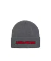 Zadig & Voltaire Logo-embroidered Beanie Hat In Gray