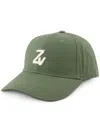 Zadig & Voltaire Klelia Zv Initiale Cap - Cotton - Khaki In Green