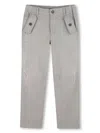 Zadig & Voltaire Logo-embroidered Trousers In Grey