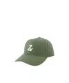 Zadig & Voltaire Klelia Zv Initiale Cap - Cotton - Khaki In Green