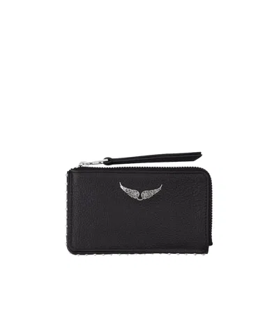 Zadig & Voltaire Logo Identification Card Package In Black