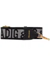 Zadig & Voltaire Logo-jacquard Shoulder Strap In Grey
