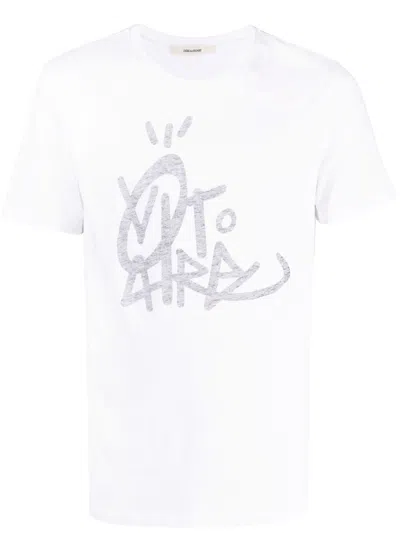 Zadig & Voltaire Logo-print Cotton T-shirt In White