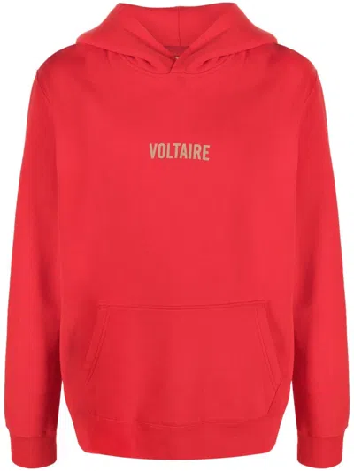 Zadig & Voltaire Logo-print Hoodie Sweatshirt In Japon