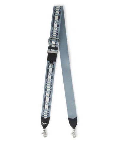 Zadig & Voltaire Logo-print Strap In Blue
