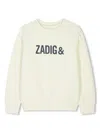 Zadig & Voltaire Sweatshirt Mit Logo-print In Nude