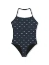 Zadig & Voltaire Logo-print Swimsuit In Black