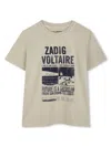 Zadig & Voltaire Short-sleeved T-shirt In Neutrals