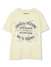 Zadig & Voltaire Logo-print T-shirt In Yellow