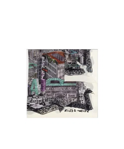 Zadig & Voltaire Logo Scarf In Black