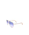 Zadig & Voltaire Logo Sunglasses In Blue