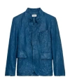 Zadig & Voltaire Long-sleeved Leather Jacket