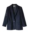 Zadig & Voltaire Long-sleeved Suit Coat In Black