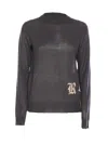 Zadig & Voltaire Anthracite Ivy Rock Sweater In Gray