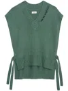 Zadig & Voltaire Maddy Vest In Green
