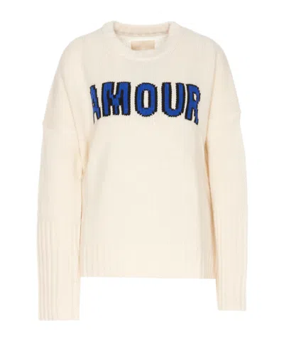 Zadig & Voltaire Malta Amour Wool Jumper In White