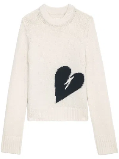 Zadig & Voltaire Malty Sweater In Ecru