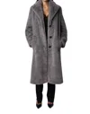 Zadig & Voltaire Monaco Faux-fur Coat In Brown