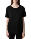 Zadig & Voltaire Marta Wings-appliqué T-shirt In Noir