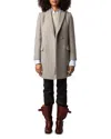 Zadig & Voltaire Marco Coat In Latte
