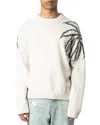 Zadig & Voltaire Marko Palm Tree Regular Fit Sweater In Steam