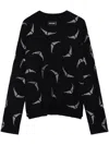 Zadig & Voltaire Markus Strass Wings Jumper In Black
