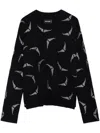 Zadig & Voltaire Markus Strass Wings Jumper In Black