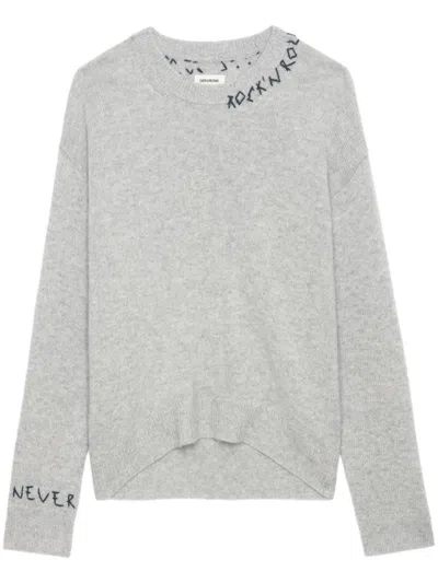 Zadig & Voltaire Markus Sweater In Grey