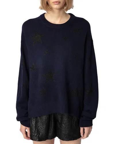 ZADIG & VOLTAIRE MARKUS WS STARS SWEATER