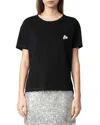 Zadig & Voltaire Short-sleeved T-shirt In Black