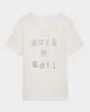 Zadig & Voltaire Womens Ecru Crystal-embellished Short-sleeved Linen T-shirt In Ecru