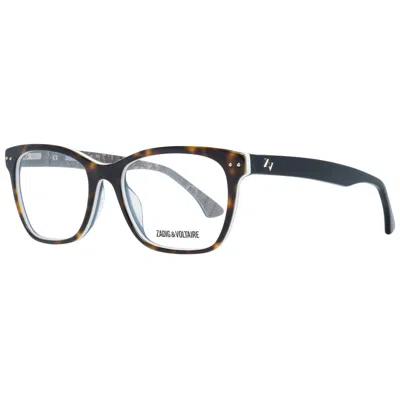 Zadig & Voltaire Men' Spectacle Frame  Vzv020 5102a1 Gbby2 In Gray