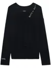 Zadig & Voltaire Womens Black Miky V-neck Cashmere Jumper In Black