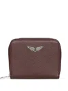 Zadig & Voltaire Mini Grained Leather Wallet