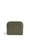 Zadig & Voltaire Mini Zv Coin Purse In Green
