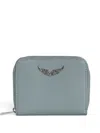 Zadig & Voltaire Mini Zv Wallet In Blau