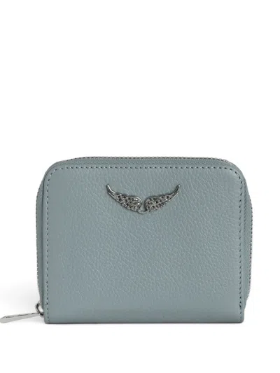 Zadig & Voltaire Mini Zv Wallet In Blau