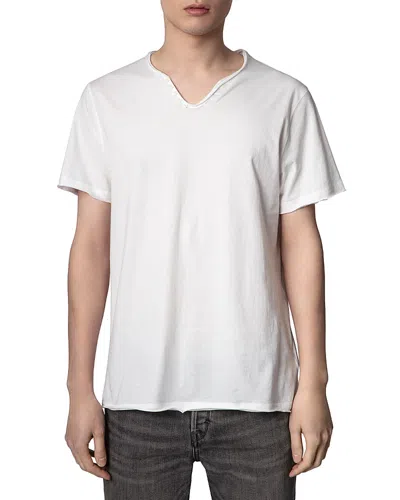 Zadig & Voltaire Monastir Cotton Henley In Judo
