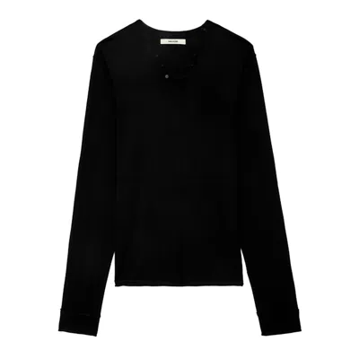 Zadig & Voltaire Monastir Jumper In Black