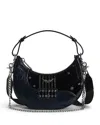 Zadig & Voltaire Moonrock Leather Bag In Noir
