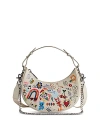 Zadig & Voltaire Moonrock Leather Shoulder Bag In Flash