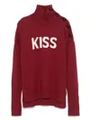 Zadig & Voltaire Motif-intarsia Sweater In Red