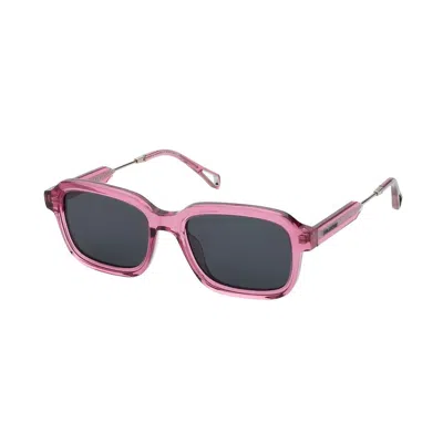 Zadig & Voltaire Multicolor Acetate Sunglasses In Pink