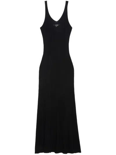 Zadig & Voltaire Nara Midi Dress In Black