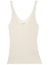 Zadig & Voltaire Nora Cashmere Top In Neutrals