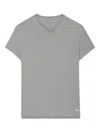 Zadig & Voltaire Organic Cotton-linen T-shirt In Grey