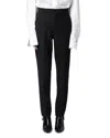 Zadig & Voltaire Panny Straight-leg Tailored Pants In Black