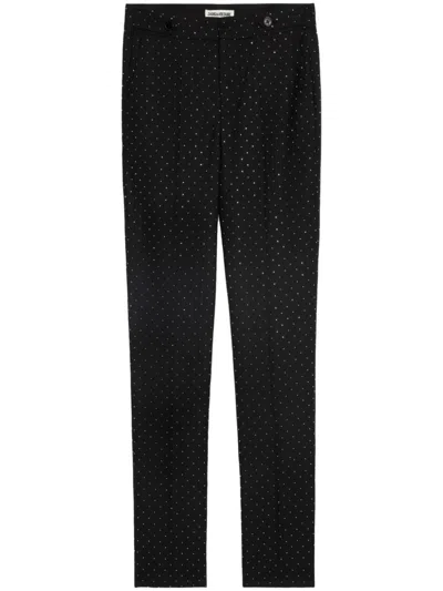 Zadig & Voltaire Panny Trousers In Black